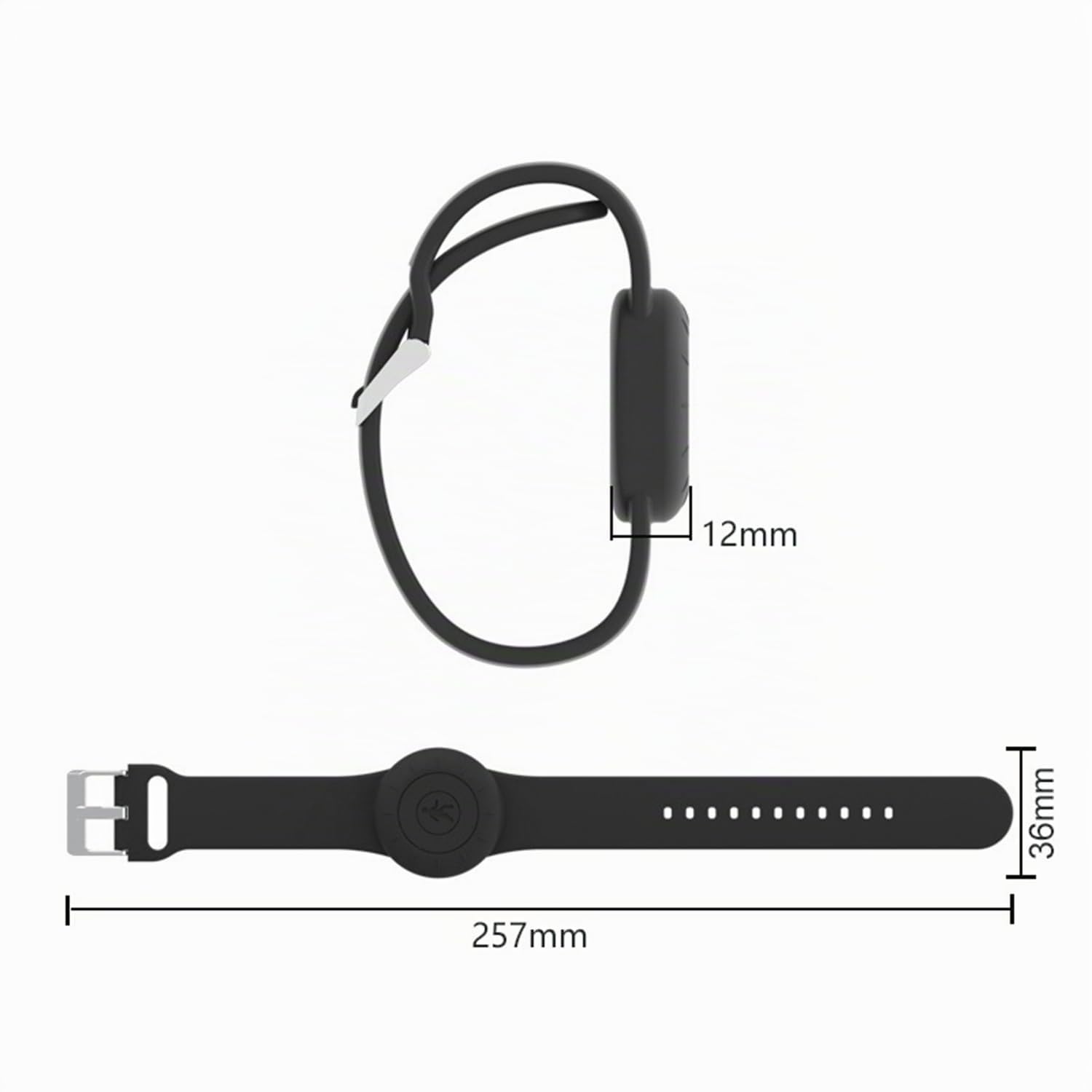 INF Armband für Silikon-Airtag-Armband, Airtag-Armband, Airtag-Halterhülle, für Apple AirTag, Waschbar und robust, Armbanddesign, sportliche und wasserdichte Armband