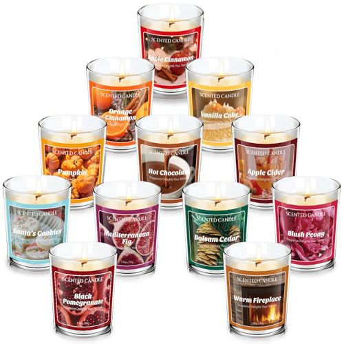 SCENTORINI Duftkerzen im Glas Weihnachts Adventskalender...