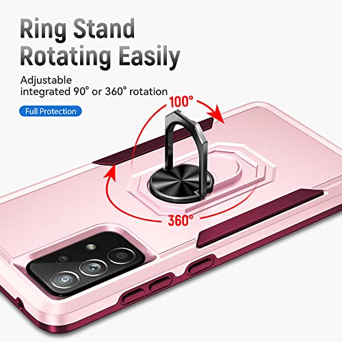 Étui de protection rigide Samsung A13 anti-fissure d'écran vert - 4