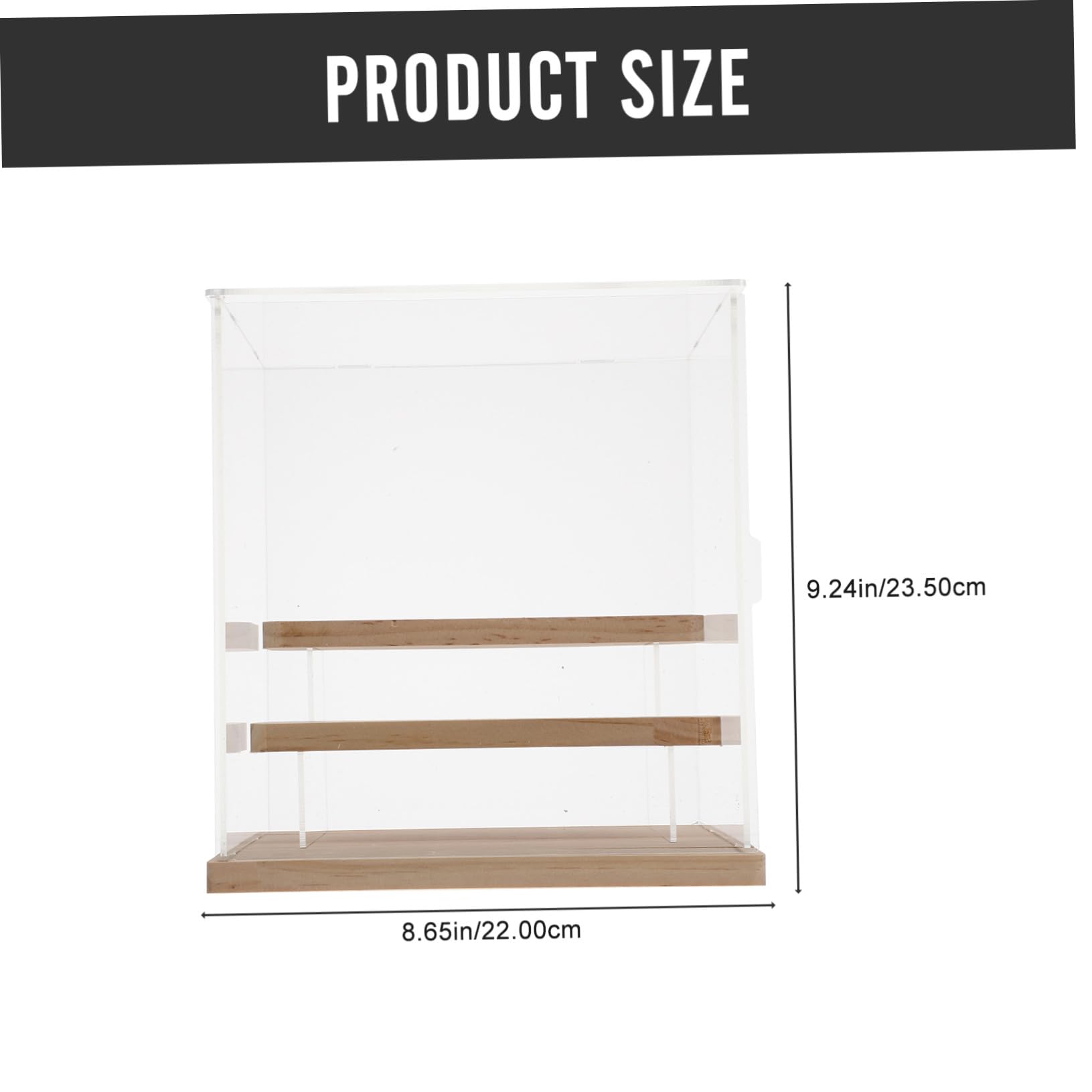 GALPADA Vitrine pour Poupée à Étages pour Figurines, Rangement Desktop