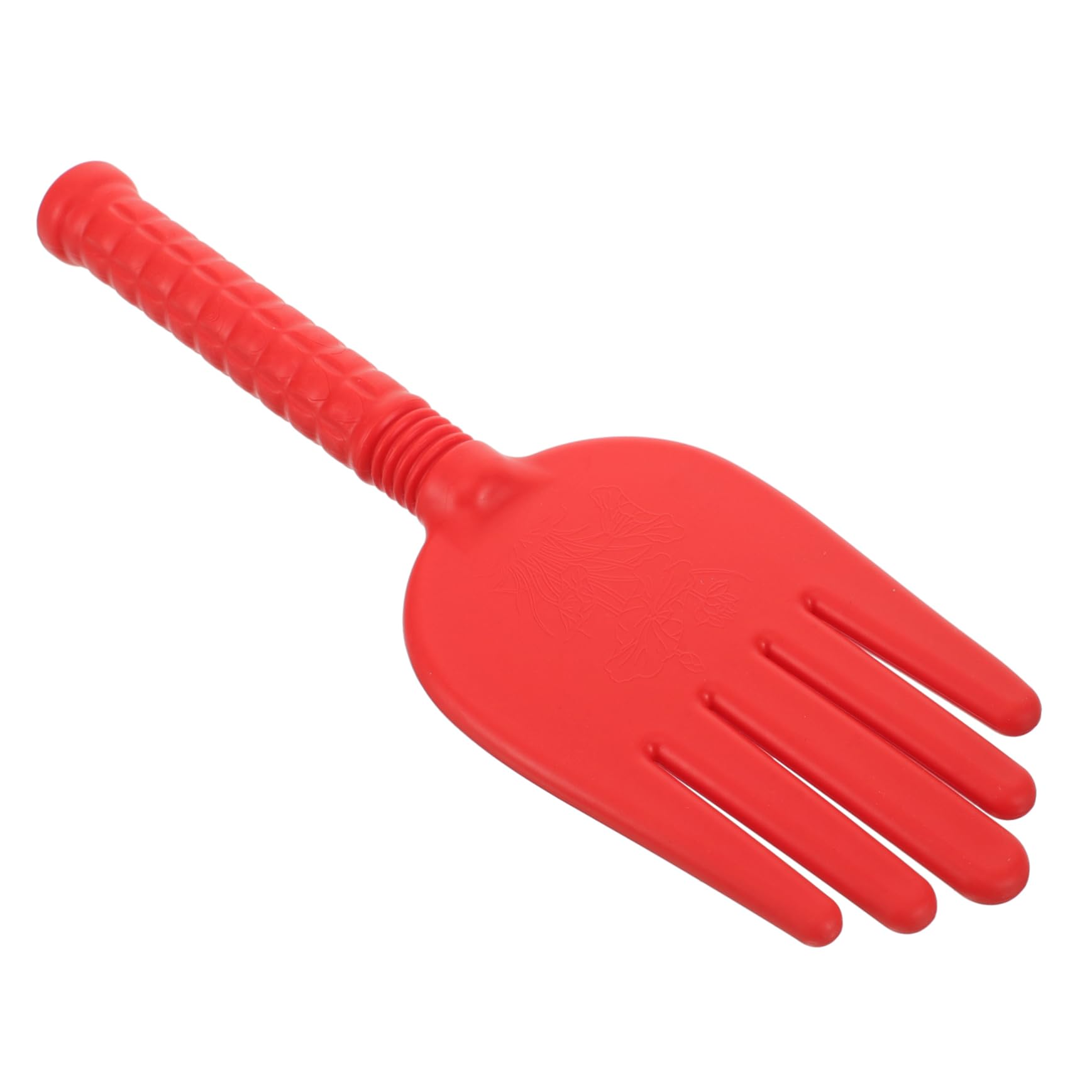 CALLARON 4 Pezzi Massaggio a cinque dita portatile bob Spalla mano massaggiatore trattenuto strumento massaggiatore martello da massaggio manuale fornitura di massaggi Gel di silice rosso