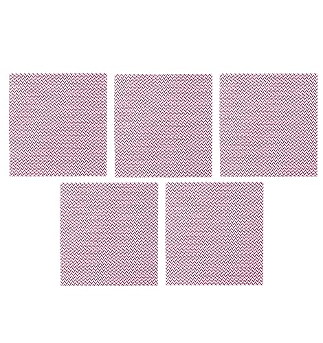 Image of 2Work Heavy Duty Non-Woven Cloth 380x400mm Red (Pack of 5) 2W08162