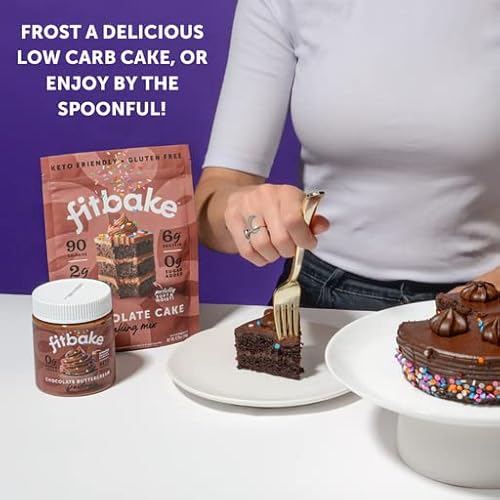 Fitbake 10005 Chocolate Buttercream Frosting | Keto Frosting For Low Carb Desserts | Sugar Free Keto Icing | 0G Net Carbs | Gluten Free | Zero Sugar Naturally Sweetened Low Carb Food | Keto Friendly 8Oz thumb #3