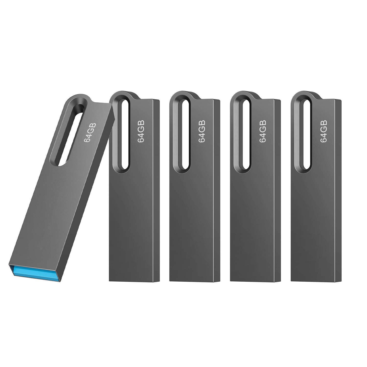 64GB USB Stick 5 Pack USB 3.0 Flash Drive Mini USB Memory Stick High Speed Thumb Drive Pen Drive Memory Flash Disk for Computer Laptop