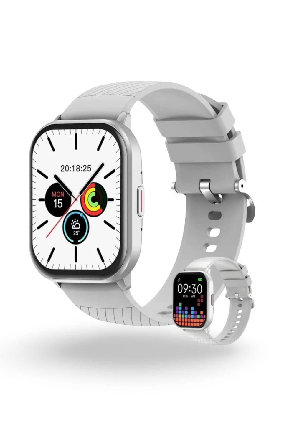 Luxora Smartwatch – Montre Connectée Homme/ – Écran Large Tactile HD 2,1″ – Double Bracelet Métal & Silicone – Santé, Appels & Notifications – Sport & IP68 -SOS