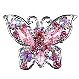 broche mariposa office depot  Fashion Jewelry Fancy Vintage Rhinestone Bling cristal mariposa broche Pin