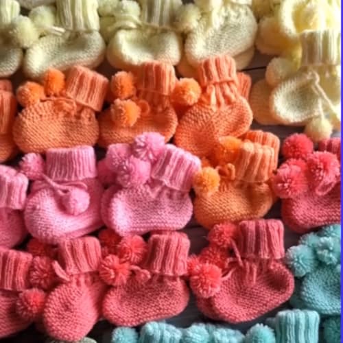 Image of Vardhman Baby Soft Yarn Pack of 6 - 4-Ply Acrylic Wool 150g Total | Soft Yarn for Knitting & Crocheting Baby Blankets, Sweaters, Toys & Accessories | 86m per 25g Ball (1, Sky Blue)