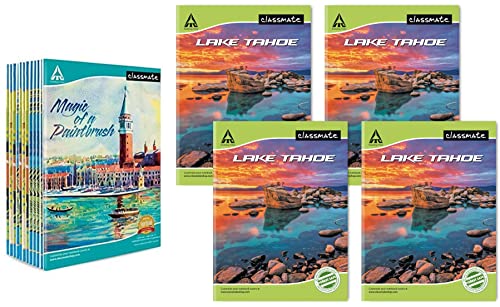 Image of Classmate Long Notebook - 140 Pages, Single Line,(Pack of 12) Notebook - Single Line, 140 Pages- Pack Of 4
