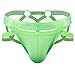 JOCKMAIL Jockstrap for Men Mens Thong Athletic Supporters Jock Strap Male Underwear (M, Green)