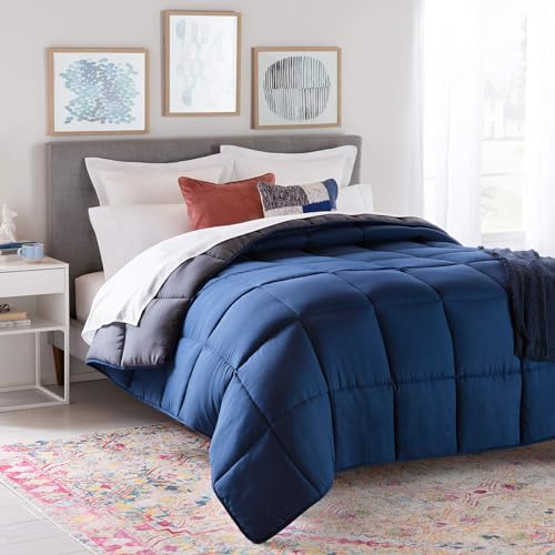 LINENSPA Reversible Down Alternative Comforter and...