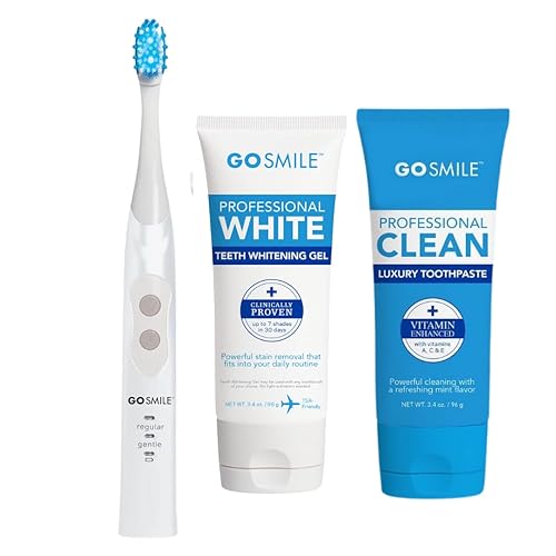 Miniatura 2 de GO SMILE Sonic Pro - Sistema profesional de blanqueamiento dental con luz azul - Cepillo de dientes recargable esmalte de lujo recomendado por