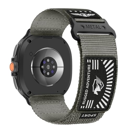 Bracelet Samsung Galaxy Watch 8 nylon tissé doux anti-transpiration sport
