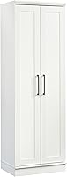 Sauder HomePlus Storage Cabinet Soft White - Adjustable Shelves, Double Door Pantry Organizer for Kitchen, Office, 71" Tall