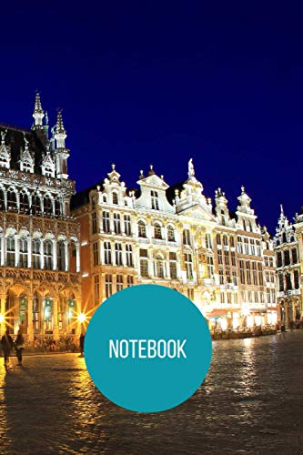 Brussels Notebook: blank lined composition journal