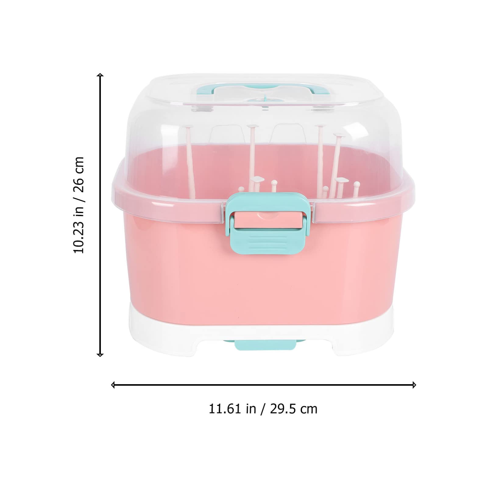 Boîte de rangement pour bouteilles d'alimentation - Égouttoir à vaisselle sur comptoir pour évier de cuisine - Égouttoir à vaisselle - Égouttoir à vaisselle - Filet de drainage - Vaisselle