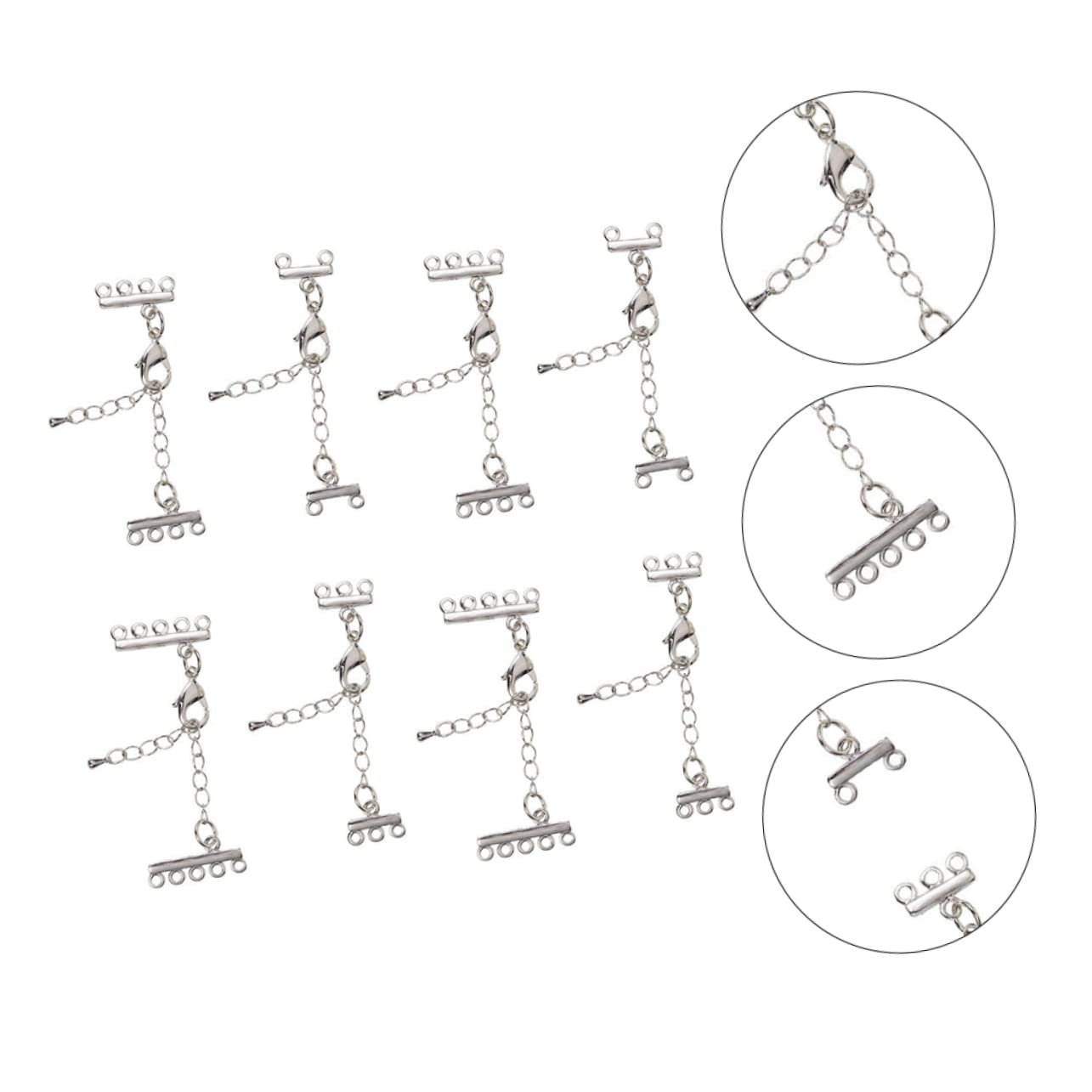 TEHAUX 16stücke Verlängerungsketten Für Armbänder Verstellbare Schmuckverbinder Für Schmuckprojekte Geeignet Für Armbänder Fußkettchen Und