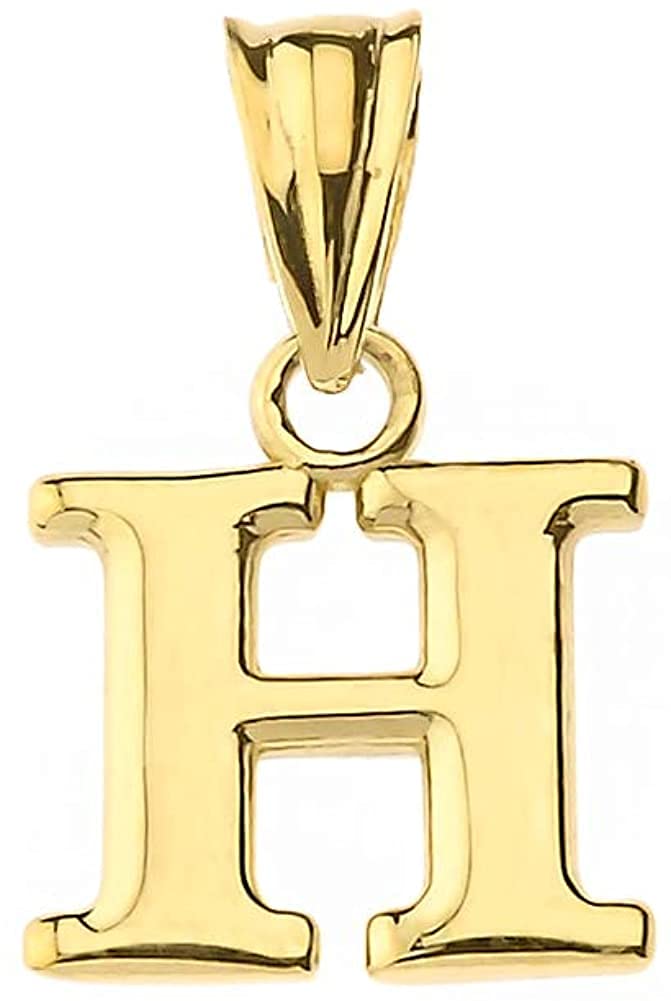 Claddagh Gold 14K Mini Dangling Initial
