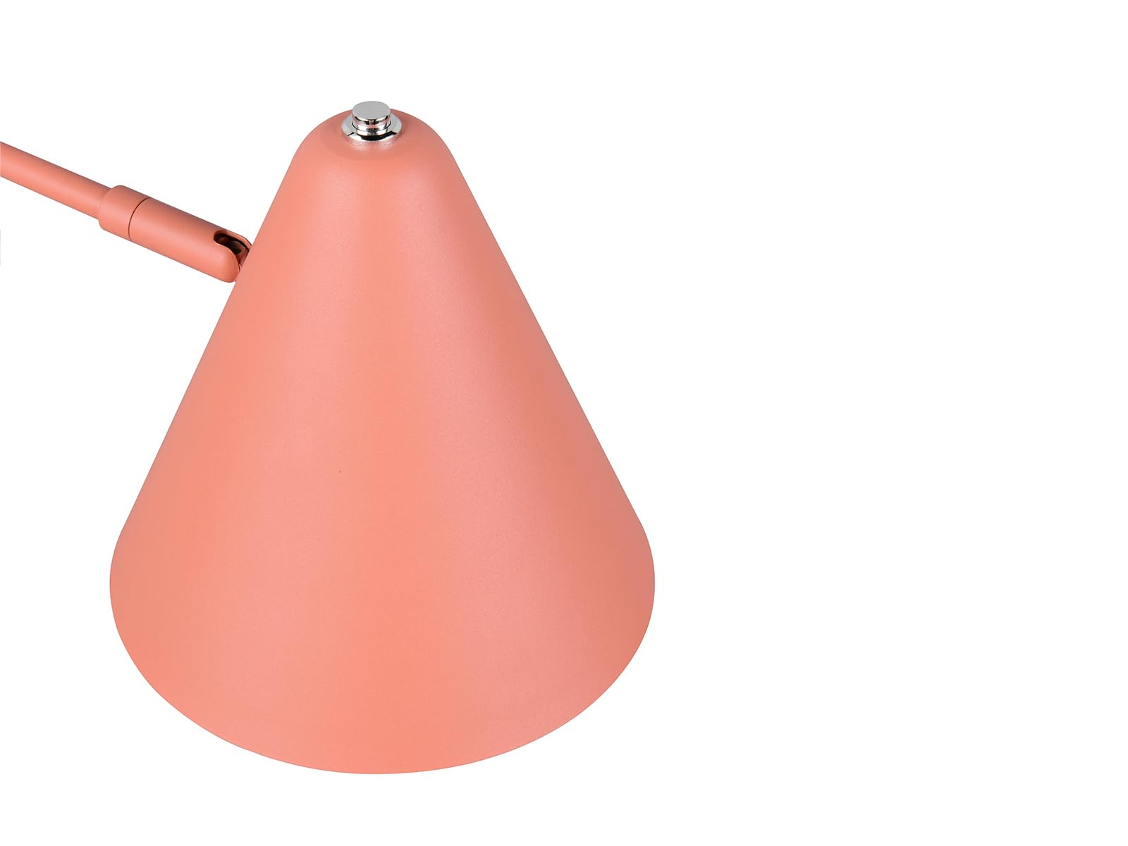 meineWunschleuchte Wandleuchte mit Schwenkarm, Stecker und Schalter, Metall Apricot, Höhe 16cm