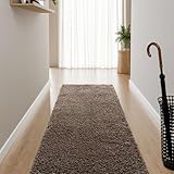 outdoor teppich 70x120 WOHNKOMFORT: Mit einer Höhe von 37 mm bietet dieser Hochflor-Teppich aus Polypropylen ein unvergleichlich angenehmes Laufgefühl – ideal für ein gemütliches Zuhause im Wohnzimmer, Schlafzimmer, Kinderzimmer, Flur oder Büro