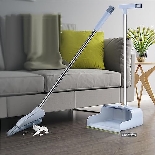 Juego de recogedor y cepillo antiadherente para barrer el cabello sin esfuerzo en el hogar 4