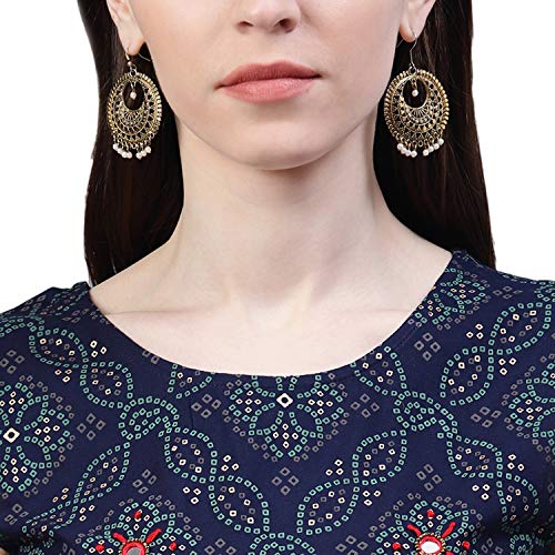 Image of Stylum Women's Printed Rayon Flared Kurta Dupatta Set