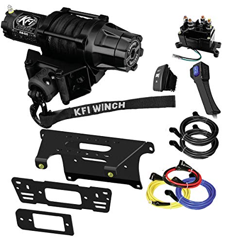 Kit combo KFI AS-50 winch eléctrico 5000 lb con accesorios miniatura 1
