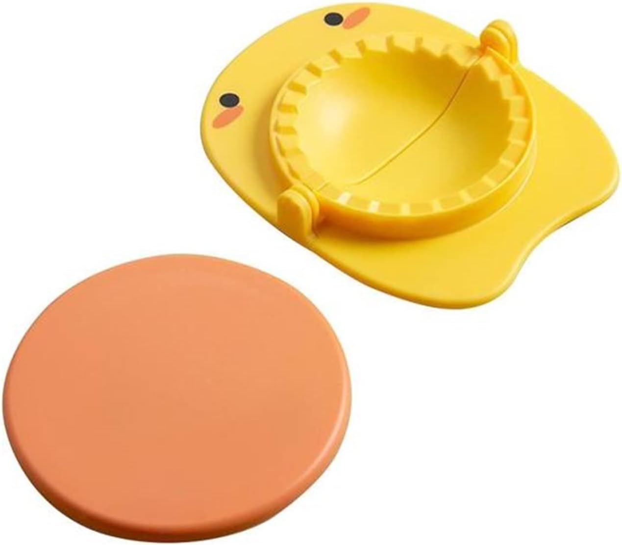 Cartoon Dumpling Tool Little Pattern Lazy Dumpling Maker Device Kitchen Utensils Gadget Sets Accessories(White-Dinosaur Doodle4,2pcs)