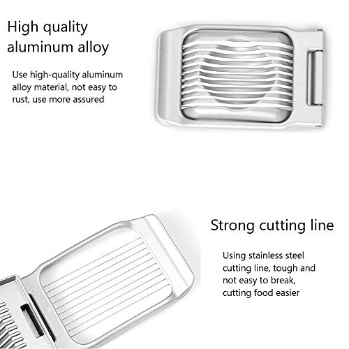 image for XSON Multipurpose Stainless Steel Wire Egg Slicer,Egg Slicer For Hard 