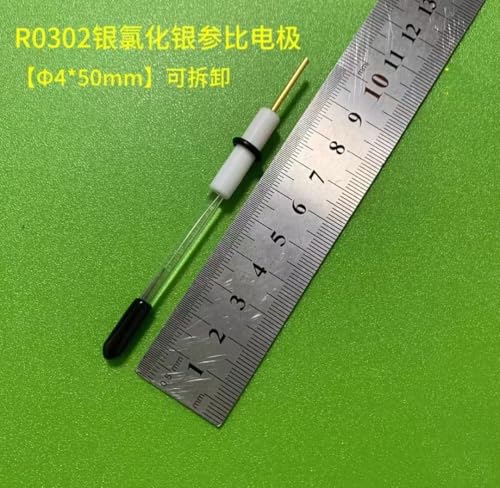 FLUXGOONE R218/R0305 Saturated Silver Chloride Reference Electrode R0302/R0303 Removable Ag/AgCl Silver Chloride Reference Electrode.(R218,20pcs)