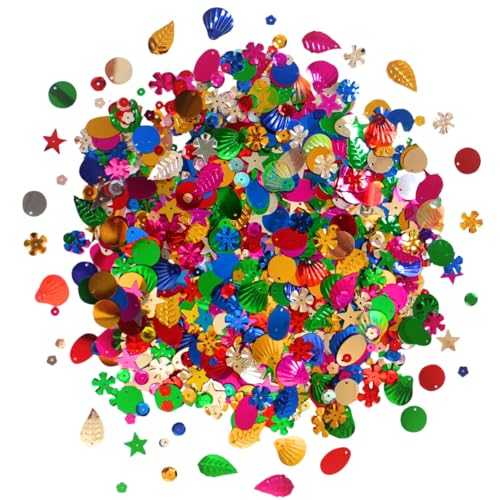 Sequins for Crafts Kids - Mixed Sequins for Sewing - Loose Craft Supplies