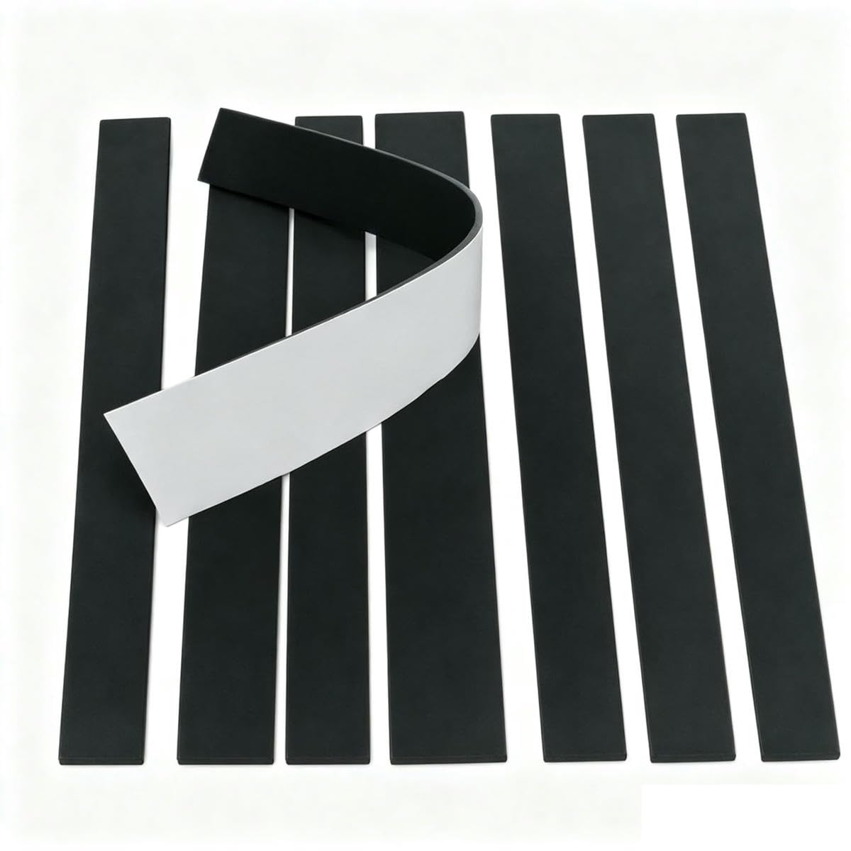 Tbskuy 1Mm X 10Mm 50Cm Black Silicone Rubber Self Adhesive Seal Gasket Anti-Skid Shock Absorption High Temperature Resistant Sealing Strip-50Cm