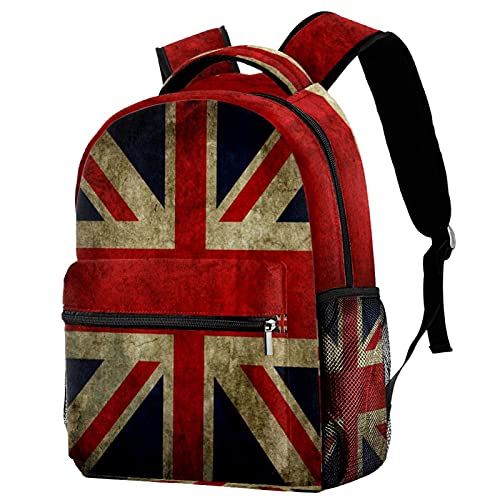 Sac à dos drapeau américain à nombreuses poches pour adolescents