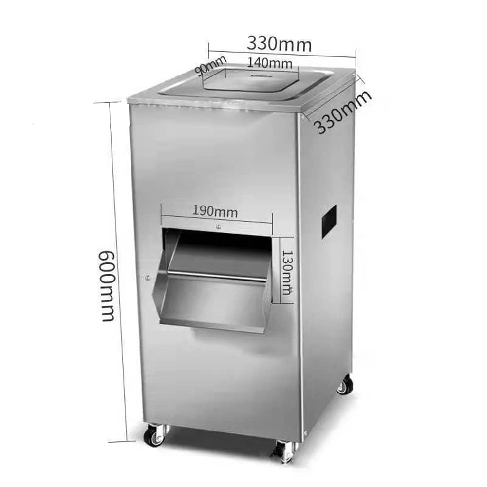Affettatrice Verticale elettrica Commerciale per Carne, affettatrice Automatica per Carne, trituratrice, affettatrice per Carne di Grandi Dimensioni