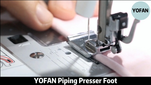 Prensatelas Piping para Máquina de Coser Bajo Pie Ajustable miniatura 7