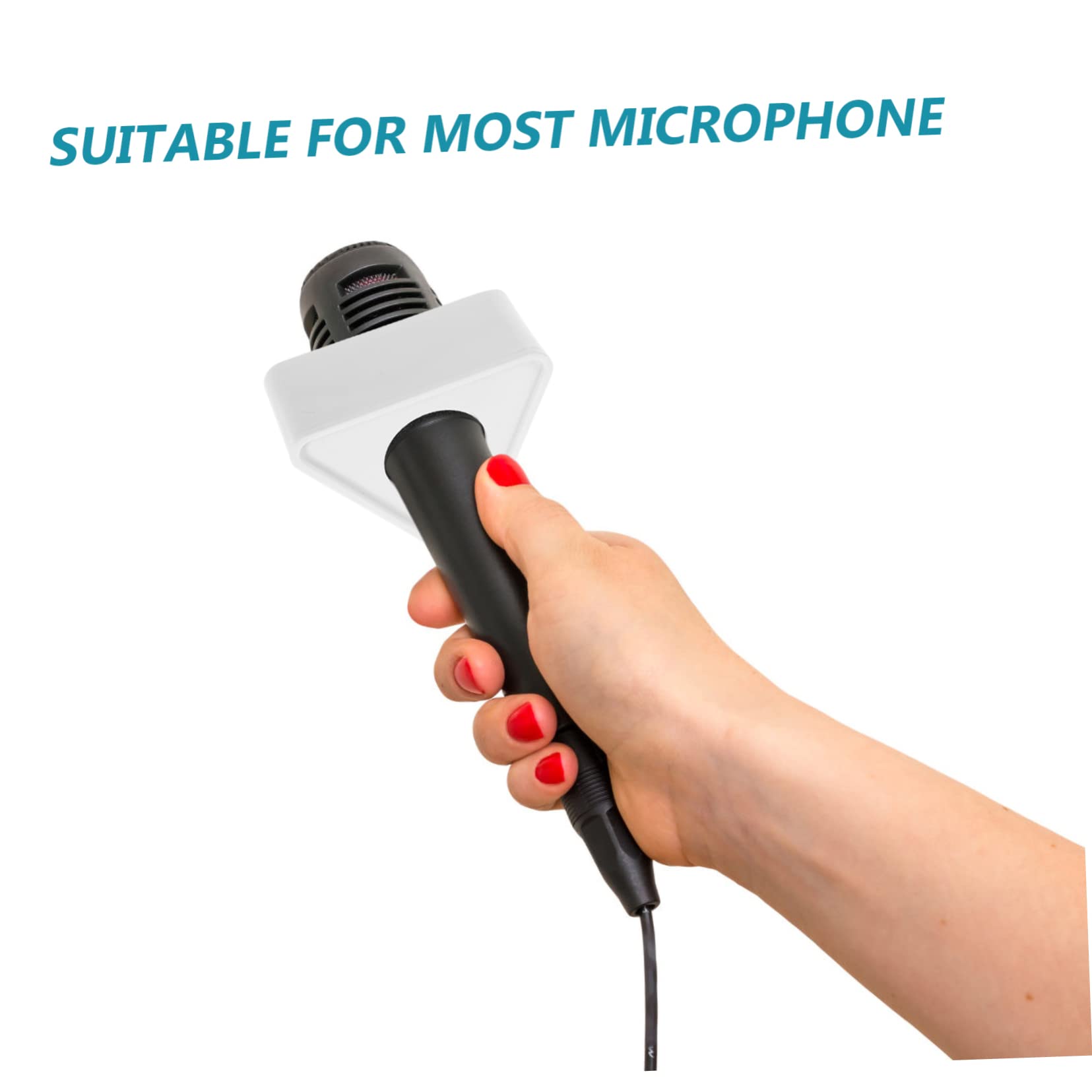10pezzi Microfono Abs Per Interviste Logo Personalizzabile Per Stazioni Radio e Tv Facile Trasportare e Utilizzare