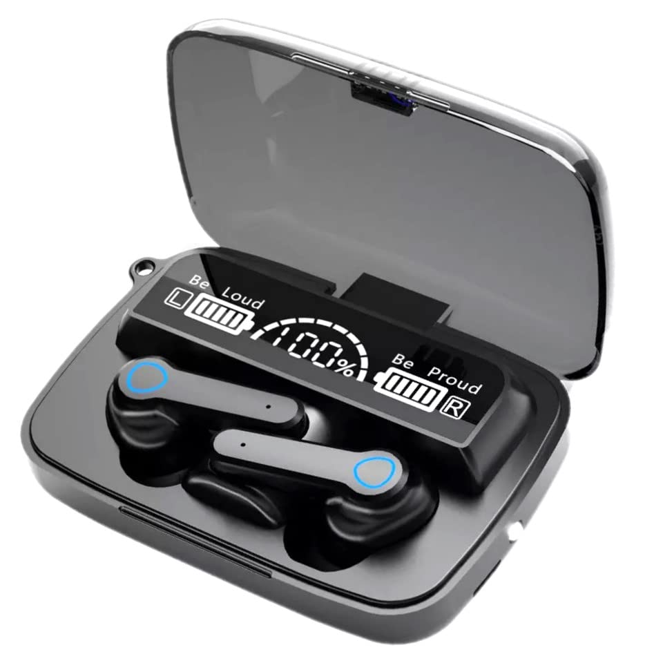 BestofineM19 Newly Launched PlayBuds 2 TruTalk AI-ENC HD Calls in-Ear TWS Earbuds, 40ms Game/Music Modes, 45Hrs Playtime, Bluetooth 5.3 Headphones, Type-C Fast Charging & IPX5 Water-Resistant (Black)