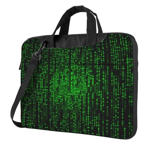 Sac à bandoulière pour ordinateur portable au motif binaire geek et original pour actif