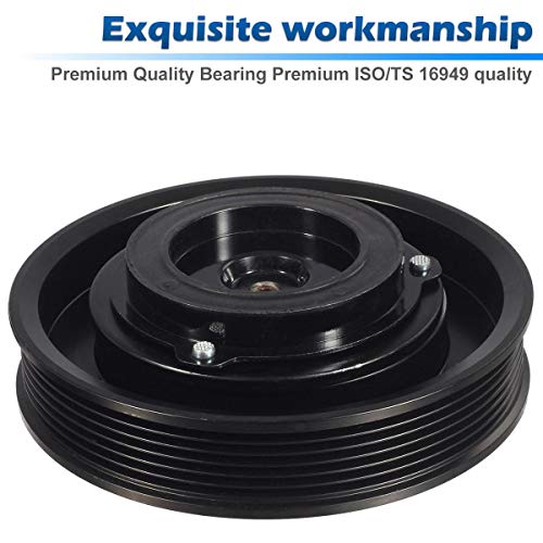 AUTEX AC A/C Compressor Clutch Coil Assembly Kit 55111436AB Compatible with Dodge Dakota 2008-2010/Ram 1500 & 2500 2008-2010/Ram 3500 2009