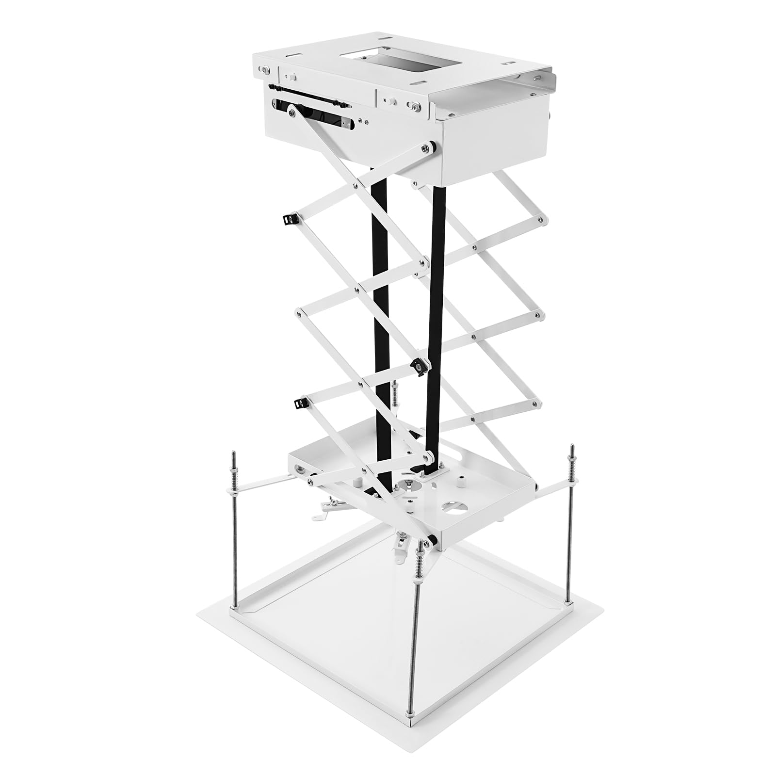 50 cm, supporto elettrico per proiettore da soffitto, per cinema, casa, ufficio, lunghezza regolabile, 1 m