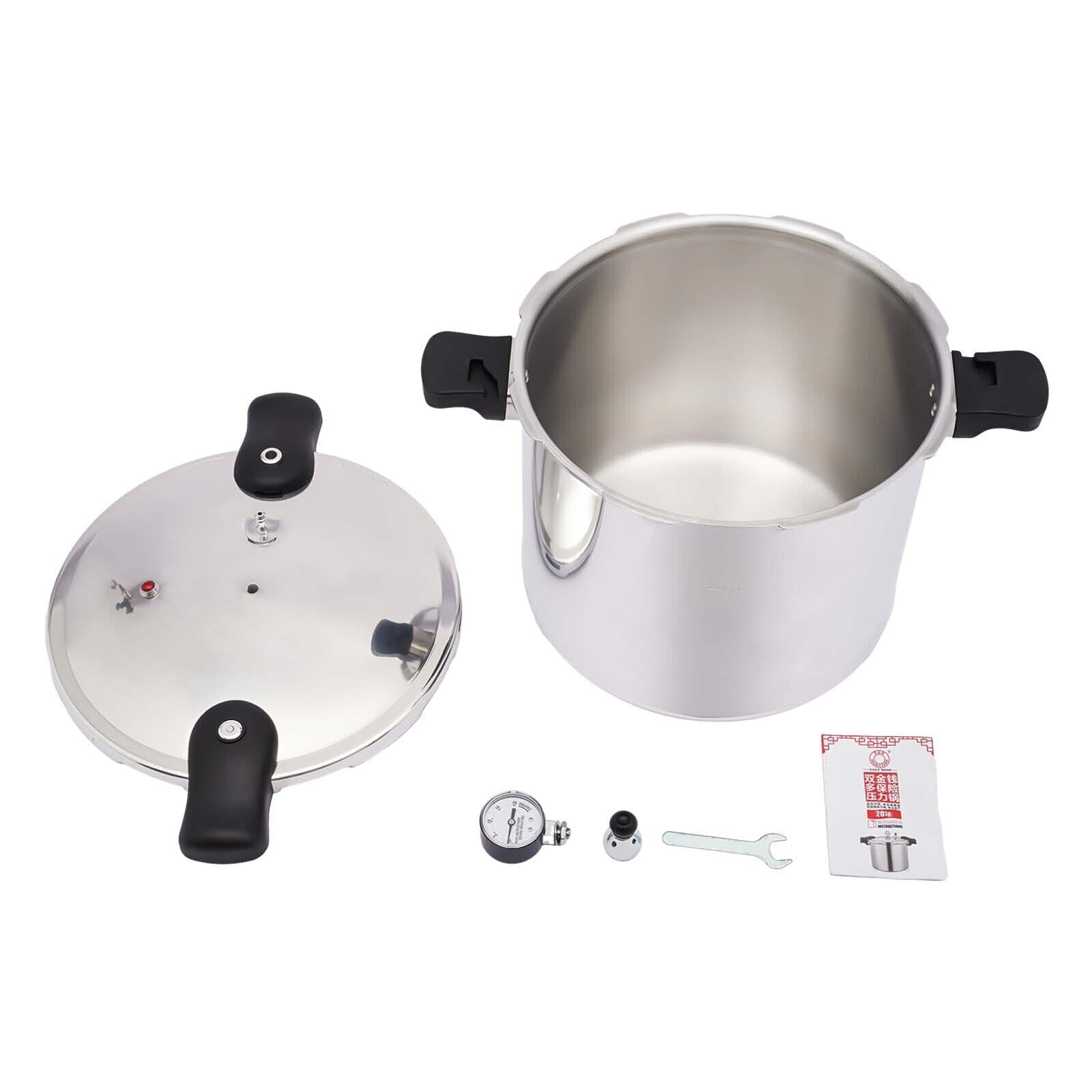 Autocuiseur 22 L, Autocuiseur Vapeur En Alliage D'aluminium, Pression Maximale 90 Kpa, Protection De Sécurité Multiple Pressure Cooker Pour Appartements, Camping, Camping-cars