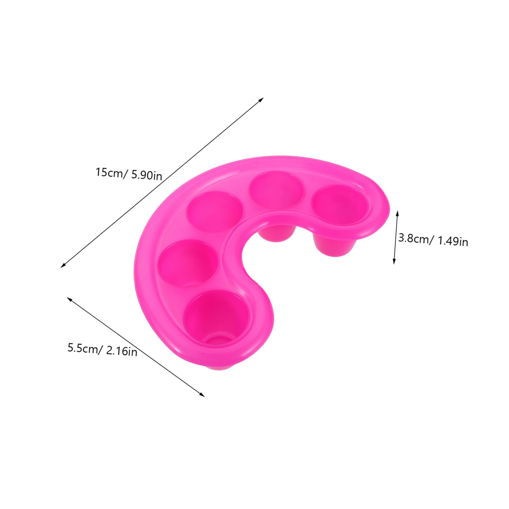 Ipetboom Nail Tools Set 9pcs Manicure Bowl Nail Soaking Bowl Multi-color Professional Use