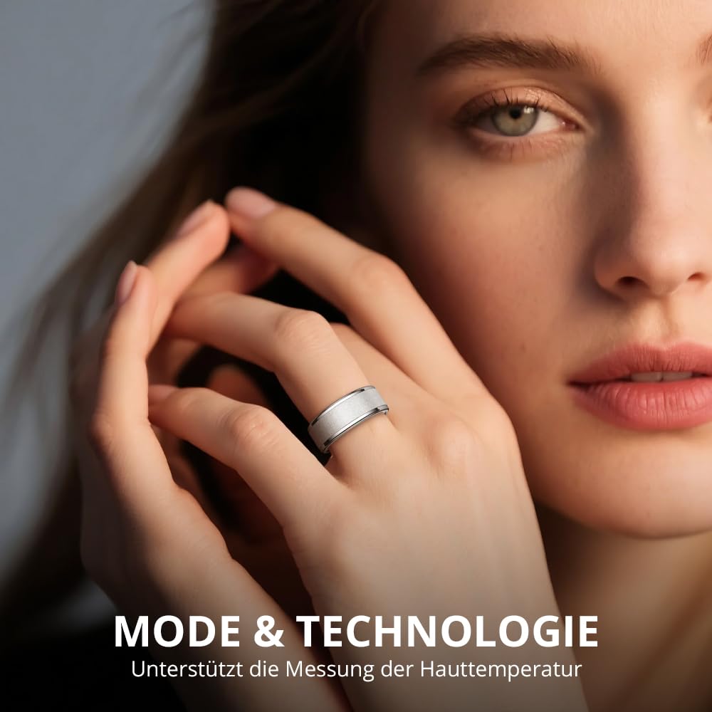 COLMI Anillo inteligente R10 para mujeres y hombres, sin tarifa de suscripción, seguimiento de la salud, seguimiento del sueño, frecuencia cardíaca, conteo de pasos y monitoreo de distancia, anillos