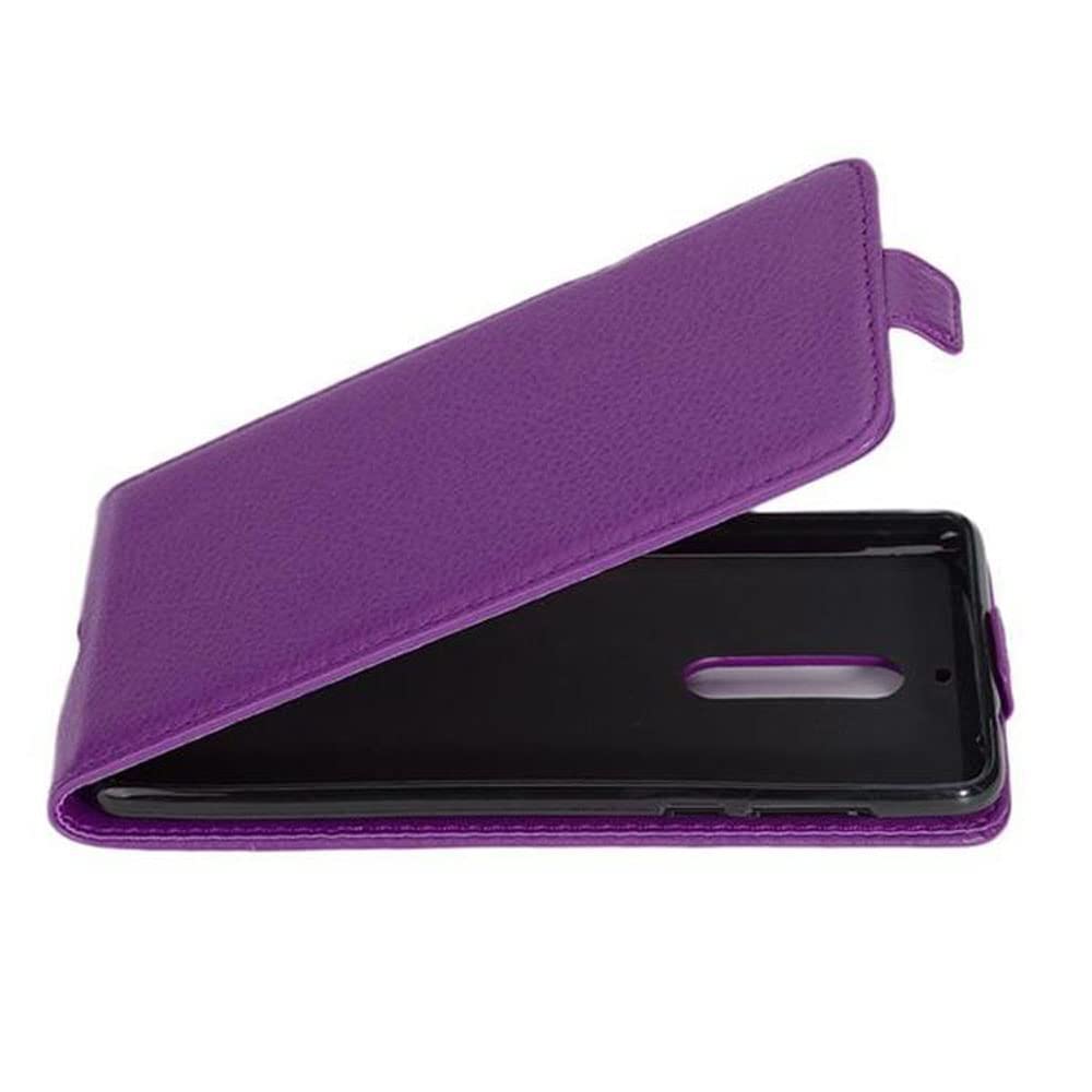 Cadorabo Custodia Flip In Similarpelle Per Nokia 5 (2017) – Cover Portafoglio Con Chiusura Magnetica, Colore Rosso Chili