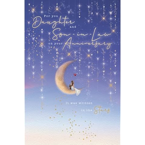 Abacus Cards Happy Anniversary Card for Daughter Cover