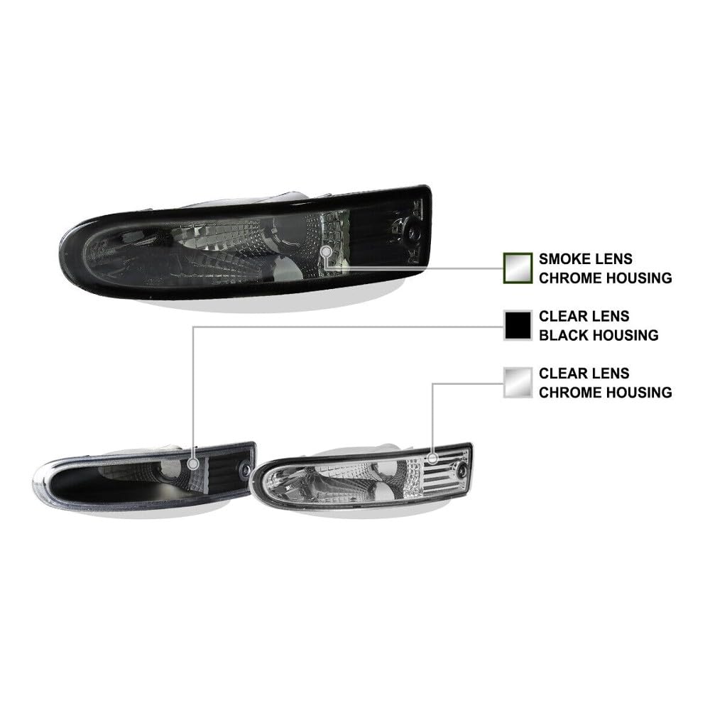 蛍光灯　Panasonic MITSUBISHI Amazon.com: VHNROFE Smoke Bumper Lights Front Turn Signal