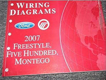 Paperback 2007 Ford FREESTYLE MONTEGO Ford 500 Electrical Wiring Diagram Manual EWD OEM Book