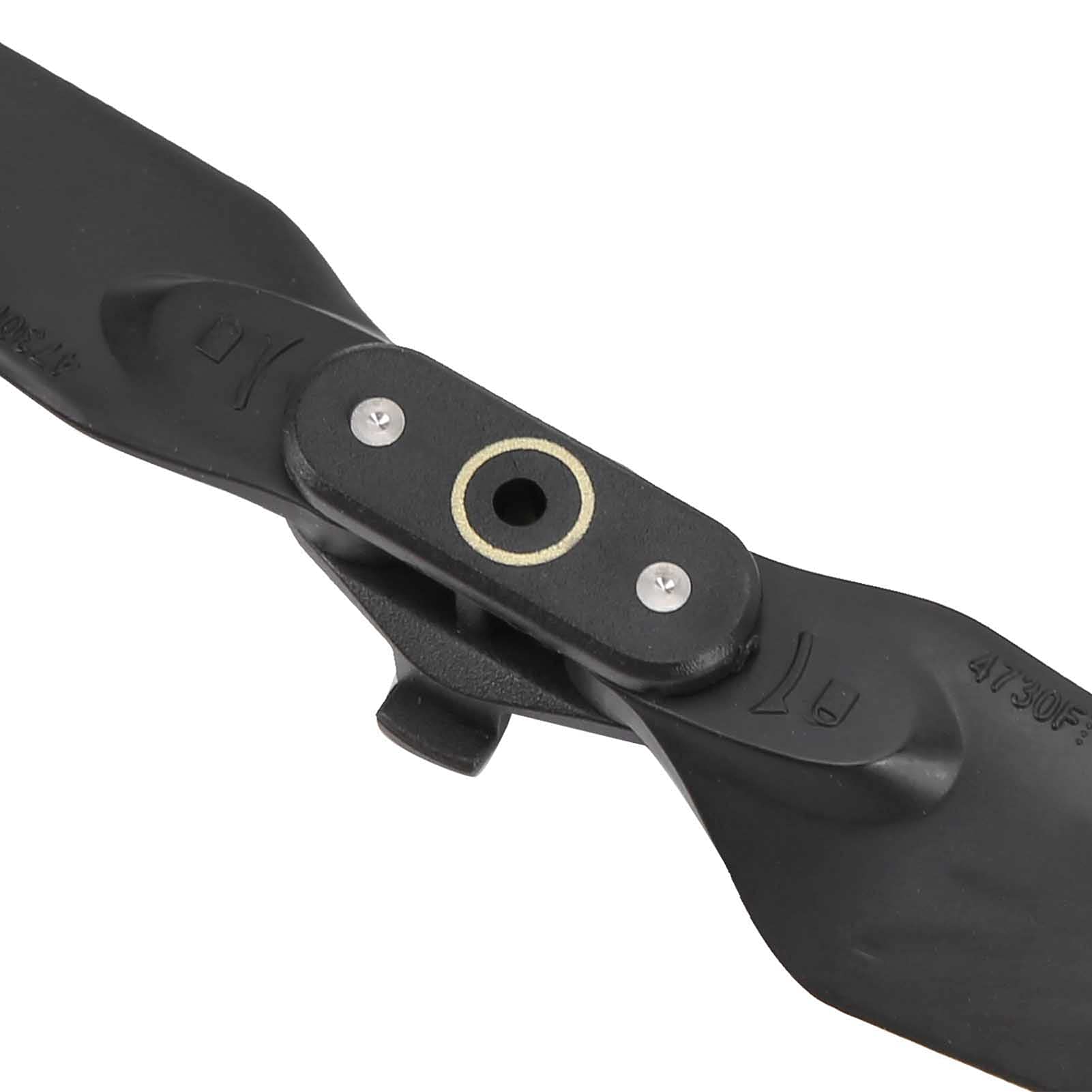 Puntelli a lama pieghevole 4730F, facile da installare Elica squisita a sgancio rapido 4730F per Spark Drone(Bordo nero argento)