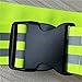 EYAKEG Reflective Belt for Running Belt Reflective Running Gear, Green