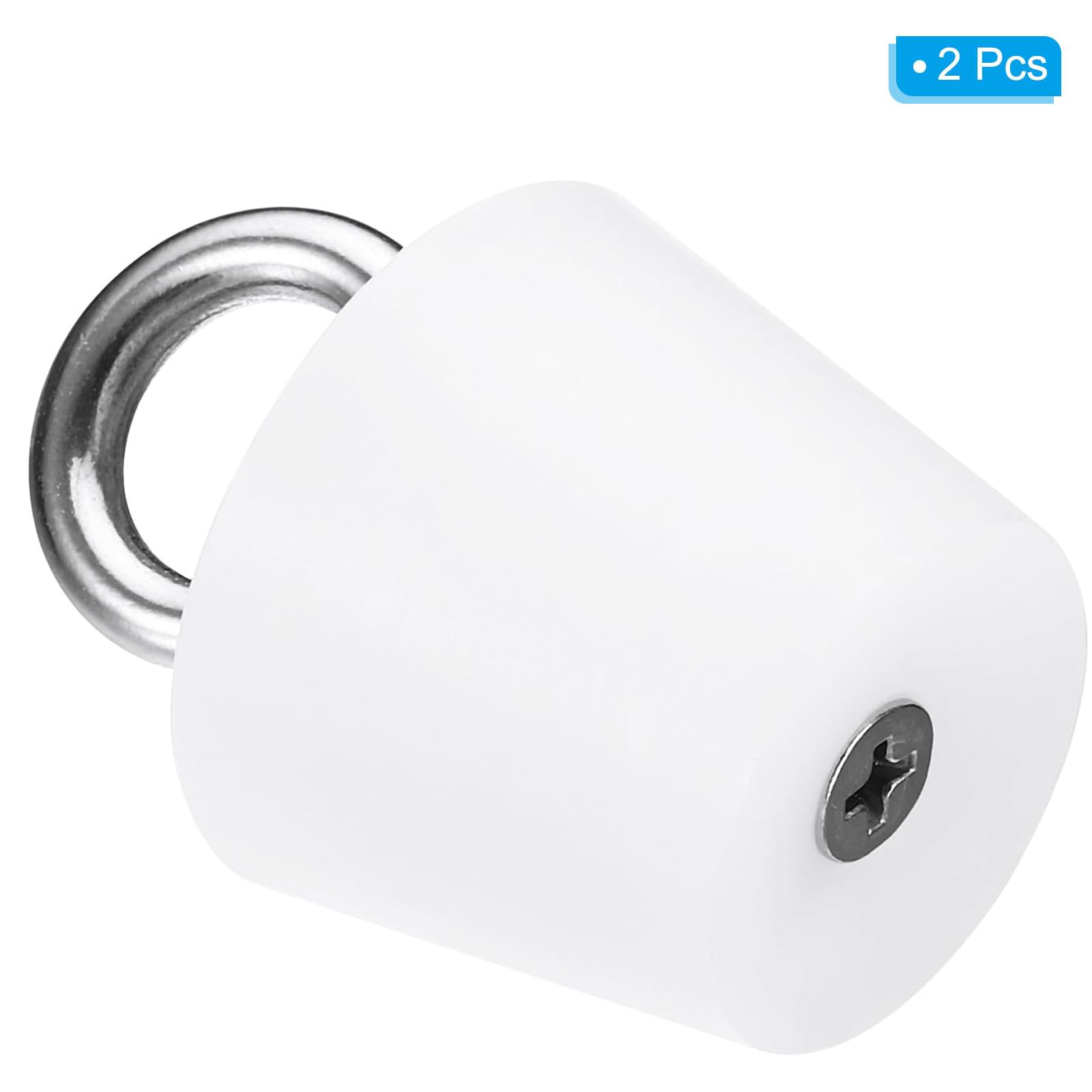 TOP-VIGOR 2Pcs Rubber Tapered Plug, 25mm to 33mm Solid Bathtub Bungs Stopper with Ring - Image 3