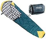 Kuschlig warm: mit Maximalbereich 18 °C, Komfortbereich 7 °C, Übergangsbereich 2 °C, Risikobereich -13 °C • Hülle und Füllung: 100 % Polyester • Doppelter Reißverschluss: von unten und oben zu öffnen • Packmaß: Ø 29 cm, Länge: 42 cm
